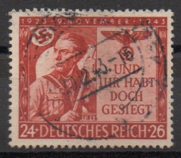 Michel Nr. 863, Feldherrnhalle München gestempelt